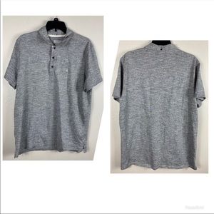Rag and bone polo shirt cotton grey